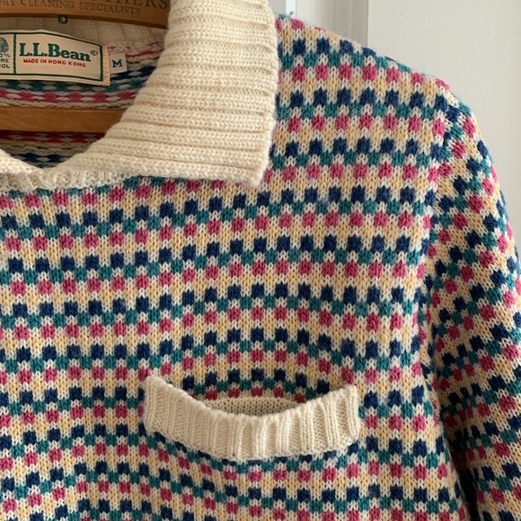 L.L. Bean Multicolor Crewneck Sweater - Picture 3 of 7